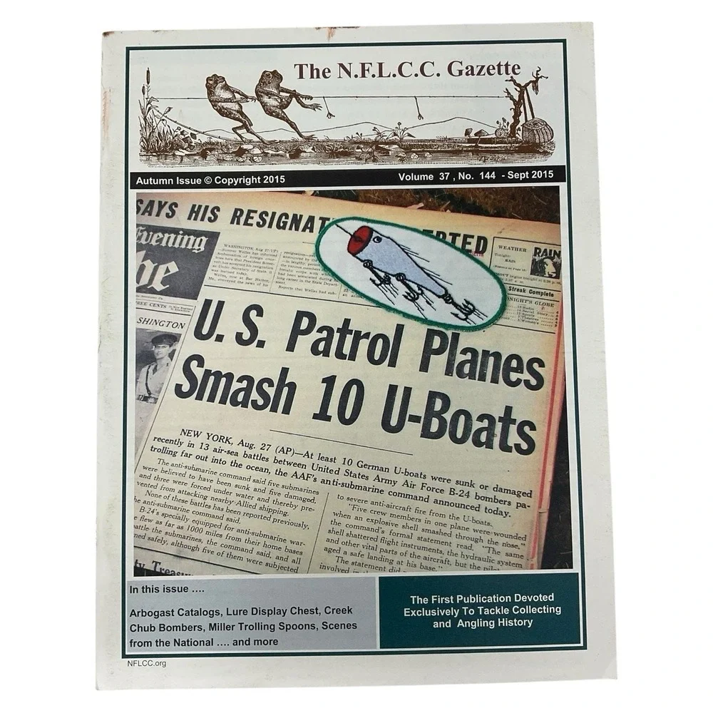 The NFLCC‎ Gazette Volume 37 No 144 2015 Illustrated Collectors Magazine Lure